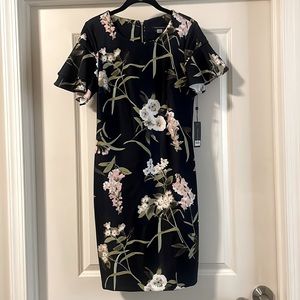 Tommy Hilfiger dress - Black with floral 🌟 Size 10